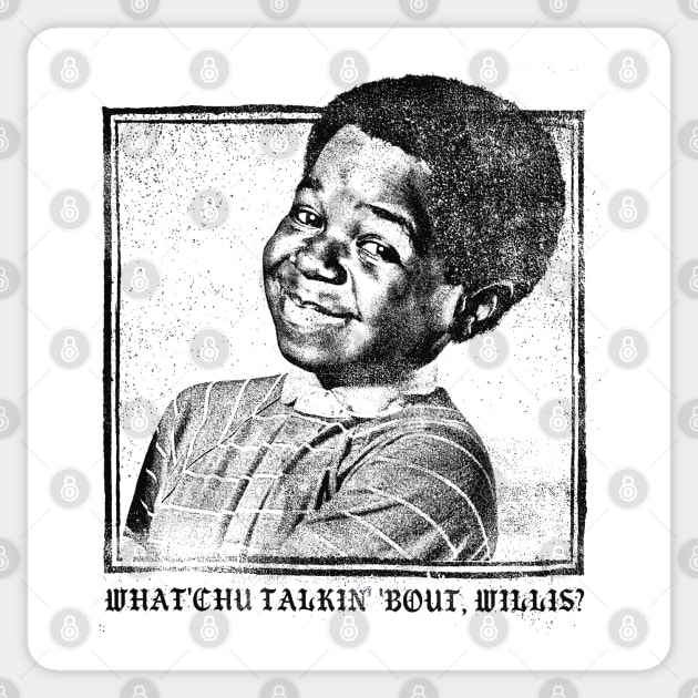 Diff'rent Strokes / Vintage Look Faded Design Sticker by DankFutura